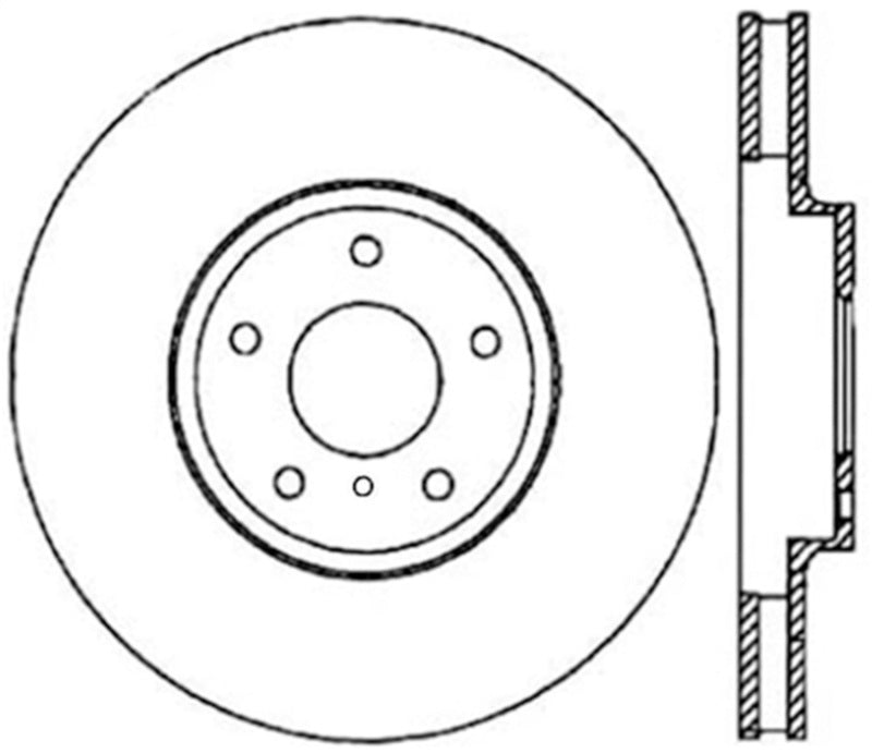 Stoptech 06-07 350Z / 05-07 G35 / 06-07 G35X Front CRYO-STOP Rotor