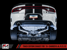 Load image into Gallery viewer, AWE Tuning 2015+ Dodge Charger 6.4L/6.2L Supercharged Track Edition Exhaust - Diamond Black Tips