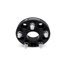 Load image into Gallery viewer, Mishimoto Wheel Spacers - 5x120 - 64.1 CB - M14 x1.5 - 25mm - BK