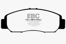 Load image into Gallery viewer, EBC 06-11 Acura CSX (Canada) 2.0 Redstuff Front Brake Pads