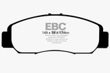 EBC 13+ Honda Civic Sedan 1.8 Natural Gas Ultimax2 Front Brake Pads