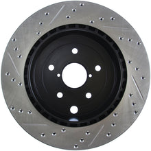 Load image into Gallery viewer, StopTech 08+ Subaru STI (Will Not Fit 05-07) Slotted &amp; Drilled Sport Brake Rotor