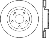 StopTech Power Slot 08-09 Evo 10 Cryo Slotted Left Front Rotor