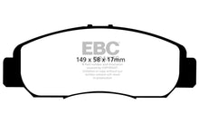 Load image into Gallery viewer, EBC 06-11 Acura CSX (Canada) 2.0 Greenstuff Front Brake Pads