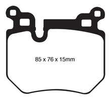 Load image into Gallery viewer, EBC 08-10 BMW 135 3.0 Twin Turbo Greenstuff Rear Brake Pads