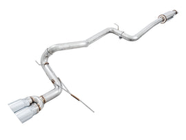 AWE Tuning Ford Focus ST Track Edition Cat-Back Exhaust - Chrome Silver Tips
