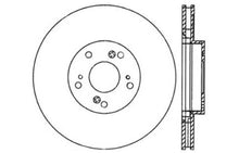 Load image into Gallery viewer, StopTech 06-08 Honda Civic Si Cross Drilled Left Front Rotor