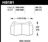 Hawk Performance Ceramic Street Brake Pads