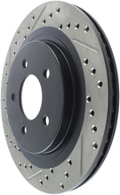 Load image into Gallery viewer, StopTech 05-10 Ford Mustang Slotted &amp; Drilled Right Rear Rotor