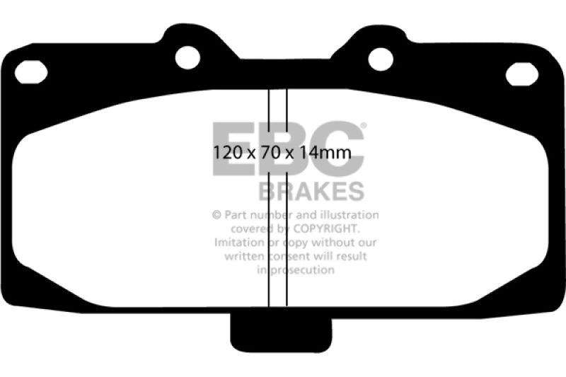 EBC brake Ultimax2 brake Pads