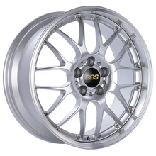 Load image into Gallery viewer, BBS RS-GT 18x8 5x120 ET35 CB72.5 Diamond Silver Center Diamond-Cut Rim Wheel - PFS/Clip Req