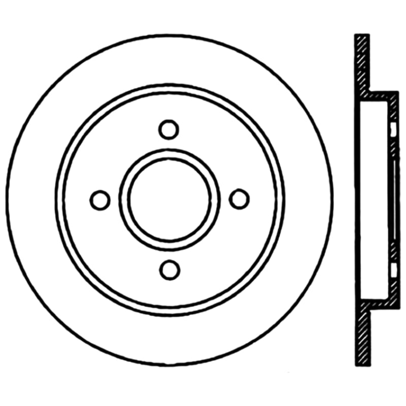 StopTech 01-07 Ford Focus Cryo-Stop Premium Rotor