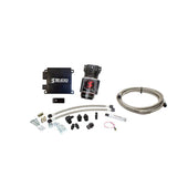 Snow Performance Stg 2 Boost Cooler Prog. Engine Mount Water Inj. Kit (SS Braided Line/4AN) w/o Tank