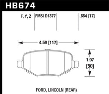 Load image into Gallery viewer, Hawk 09-15 Ford Flex / 13-16 Ford Police Interceptor LTS Street Rear Brake Pads