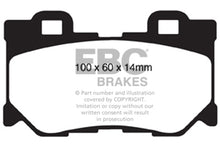 Load image into Gallery viewer, EBC 2013+ Infiniti Q50 Hybrid 3.5L Hybrid Sport Ultimax2 Rear Brake Pads