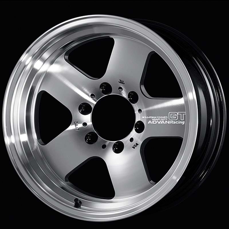 Advan GT Heavy 17X8.5 -10 6x139.7 Racing Machining & Diamond Cut Wheel