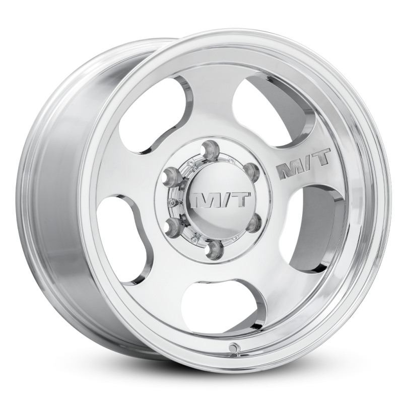 Mickey Thompson Canyon Pro Polished Wheel - 17X9 6X120 BP 4.80in BS -5 Offset 67mm Bore