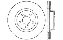 Load image into Gallery viewer, StopTech Subaru 14-18 Forester / 05-14 Legacy / 10-14 Outback Drilled Left Front Cryo Rotor