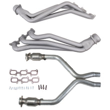 Load image into Gallery viewer, BBK 11-14 Ford Mustang V6 1-3/4 Long Tube Headers w/High Flow Catted X-Pipe (Ti Ceramic)