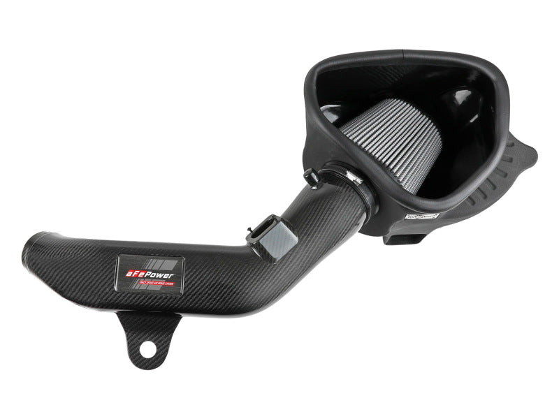 aFe Track Series Carbon Fiber Intake w/Pro DRY S Filter BMW M2 (F87) 16-18 L6-3.0L (t) N55