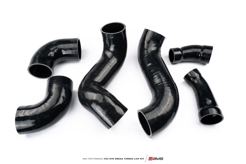 AMS Performance 09-21 Nissan GTR R35 OMEGA Turbo Kit 3in Lower Intercooler Pipes (OMEGA 11)