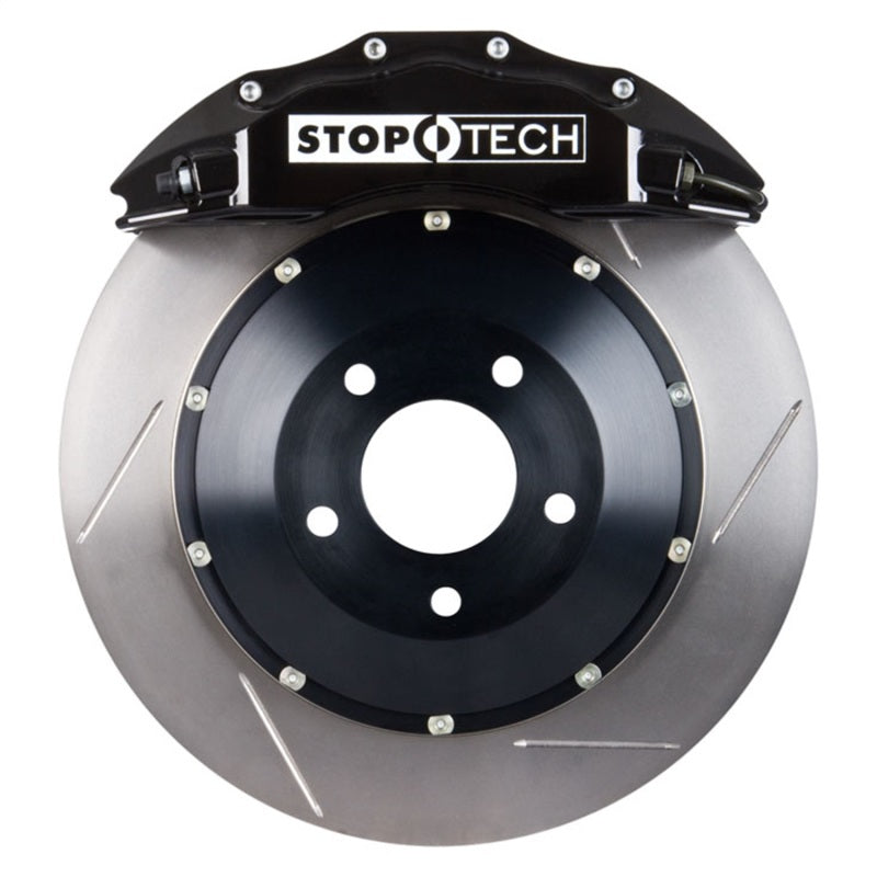 StopTech BMW 14-15 328i/ 13 Active Hybrid 3 Front BBK w/Black ST60 Calipers Slotted 355X32mm Rotors