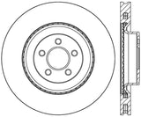 StopTech 2015 Ford Mustang GT w/ Brembo Brakes Left Front Slotted Brake Rotor