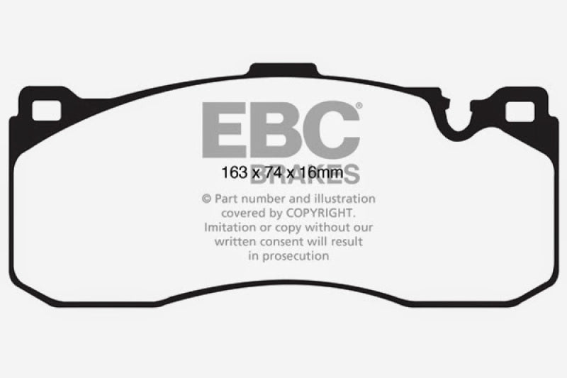 EBC 08-10 BMW 135 3.0 Twin Turbo Greenstuff Front Brake Pads