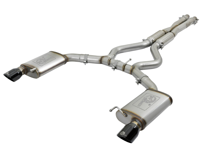 aFe 20-22 Audi RS6 Avant V8 4L (tt) MACH Force-Xp 3in to 2.5in 304 SS Cat-Back Exhaust w/ Black Tip