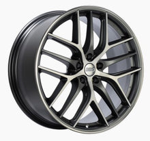 Load image into Gallery viewer, BBS CC-R 19x9.5 5x112 ET46 Satin Graphite Diamond Cut Polished Rim Protector Wheel -82mm PFS Req.