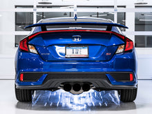 Load image into Gallery viewer, AWE Tuning 2016+ Honda Civic Si Touring Edition Exhaust w/Front Pipe &amp; Triple Diamond Black Tips