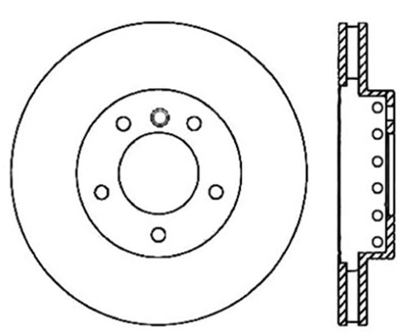 StopTech Slotted & Drilled Sport Brake Rotor