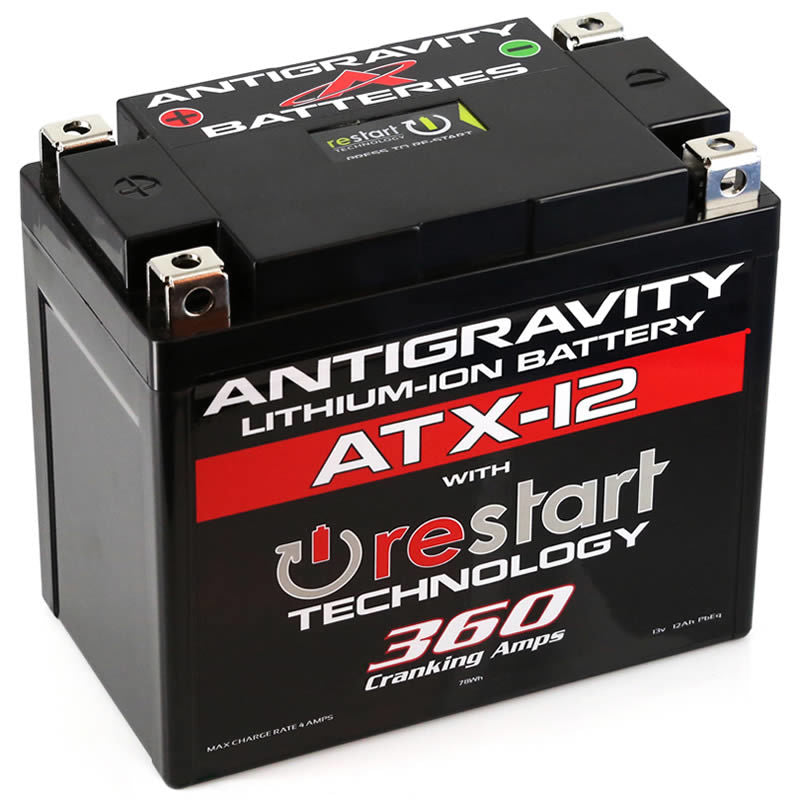 Antigravity YTX12 Lithium Battery w/Re-Start