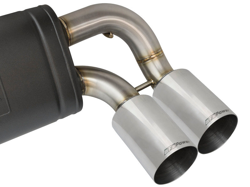 aFe 16-18 BMW M2 L6-3.0L MACH Force-Xp 3in to 2.5in 304 SS Cat-Back Exhaust System-Quad Polish Tips