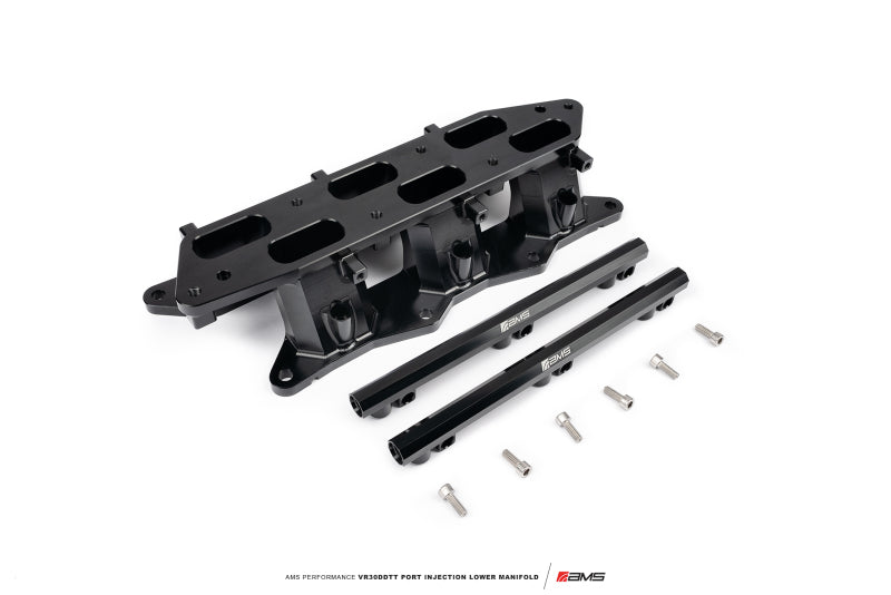 AMS Performance Infiniti Q50/Q60 Port Injection Lower Manifold - Black