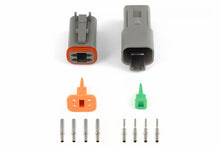 Load image into Gallery viewer, Haltech Matching Set of Deutsch DT-4 Connectors 13 Amp Plug &amp; Pins Only