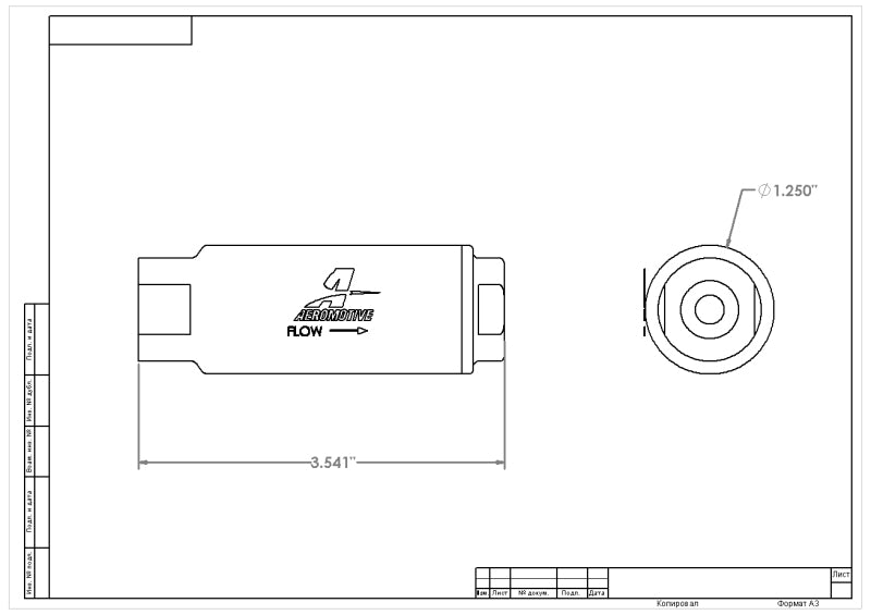 Aeromotive In-Line Filter - (3/8 NPT) 100 Micron SS Element