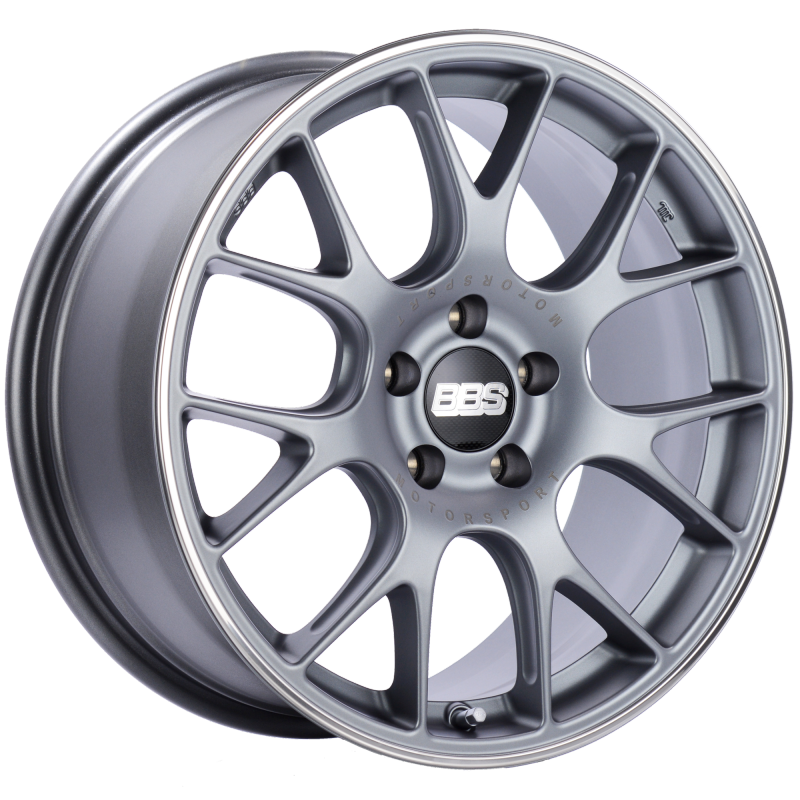 BBS CH-R 18x8.5 5x112 ET47 Brilliant Silver Polished Rim Protector Wheel -82mm PFS/Clip Required