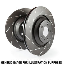 Load image into Gallery viewer, EBC 04-10 BMW 525i 3.0 (E60) Manual USR Slotted Front Rotors