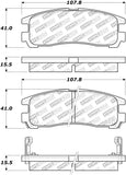 StopTech Street Select Brake Pads - Rear