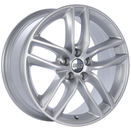 BBS SX 17x7.5 5x112 ET45 Sport Silver Wheel -82mm PFS/Clip Required