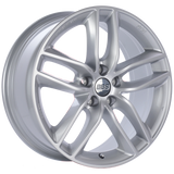 BBS SX 17x7.5 5x112 ET35 Sport Silver Wheel -82mm PFS/Clip Required