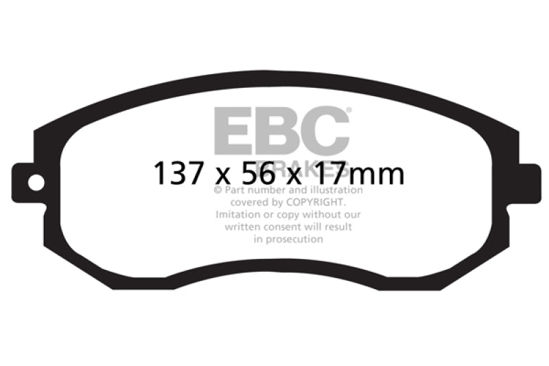 EBC 2012+ Subaru BRZ/FRS/86 2.0L Bluestuff Front Brake Pads