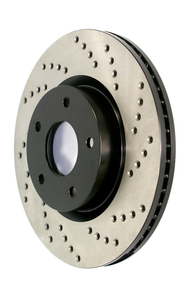 StopTech 11-15 Jeep Grand Cherokee Front Left Drilled Sport Brake Cryo Rotor (Excludes SRT8)