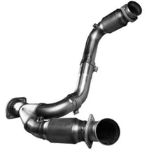 Load image into Gallery viewer, Kooks 07-08 GM 1500 3in x OEM Out Cat SS Y Pipe Kooks HDR Req