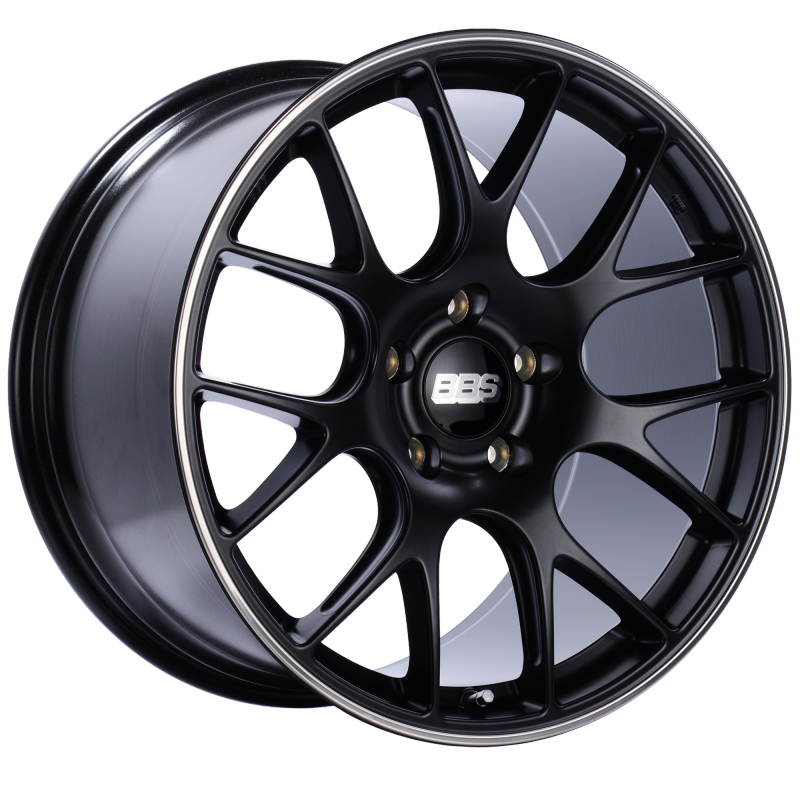 BBS CH-R 20x11.5 5x130 ET47 CB71.6 Satin Black Polished Rim Protector Wheel