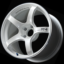 Load image into Gallery viewer, Advan TC4 16X8.0 +35 5-114.3 Racing White Metallic &amp; Ring