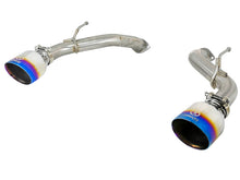 Load image into Gallery viewer, aFe Takeda 2.5in 304 SS Axle-Back Exhaust w/ Blue Flame Tips 16-18 Infiniti Q50 V6-3.0L (tt)