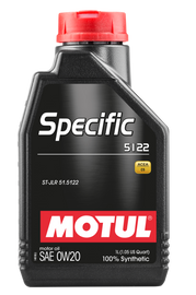 Motul 1L OEM Synthetic Engine Oil ACEA A1/B1 Specific 5122 0W20