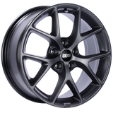 BBS SR 18x8 5x114.3 ET50 Satin Grey Wheel -82mm PFS/Clip Required